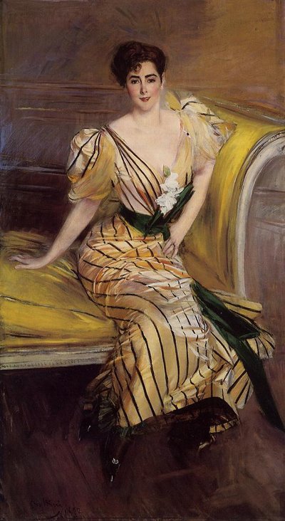 Portret van Madame Josephina Alvear de Errazuriz door Giovanni Boldini